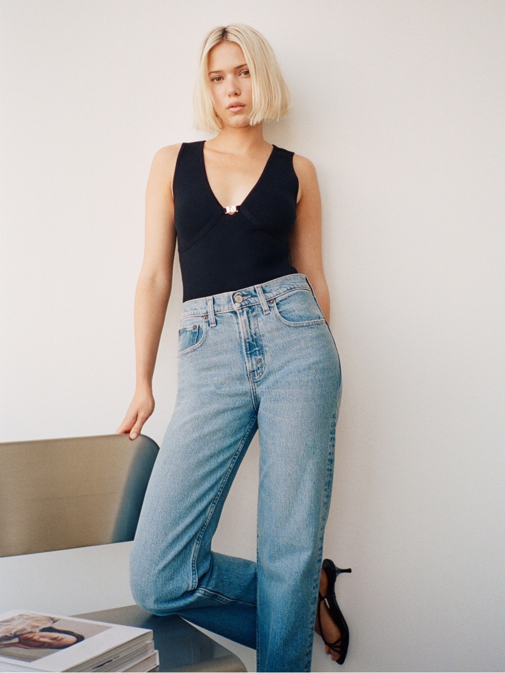Abercrombie & Fitch Blue 90s Relaxed High Rise Jeans Women's Size 30